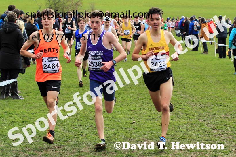 Mens Under-17s 2022 CAU Inter Counties Cross Country, Prestwold Hall, Loughborough.  Photo: David T. Hewitson/Sports for All Pics